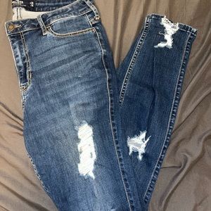 Size 11 Hollister ripped jeans